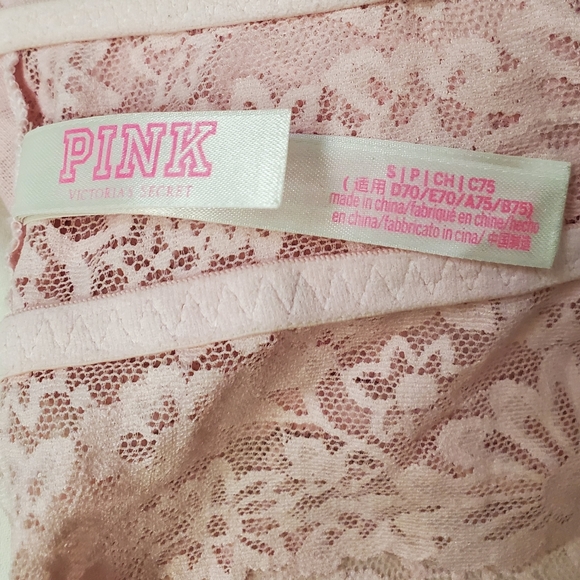 PINK Victoria's Secret Pink Lace Bralette - Picture 7 of 7